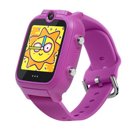 Spark Create Imagine  Kids Smart Watch for Girls & Boys, Fun & educational & sports games, Toy for Kids Gift (Purple）, Dura camera, Big screen, Games, Rechargeable, 3+