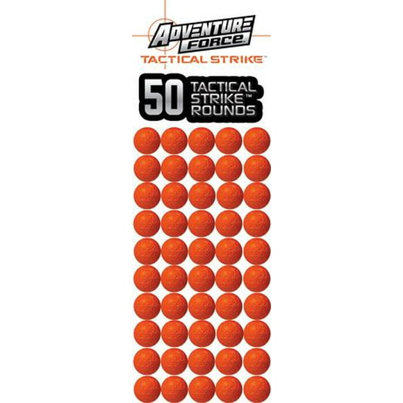 Adventure Force Tactical Strike 50 recharge ronde avec pochette de stockage de munitions