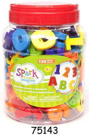 Spark Create Imagine Bucket of Magnetic Letters and Numbers | Walmart.ca