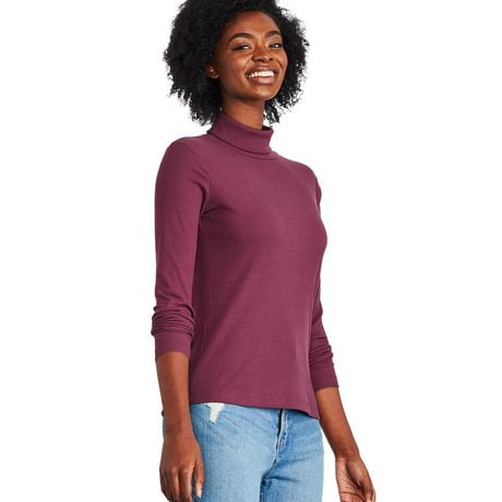 eddie bauer mock turtleneck women's