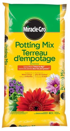 Miracle-Gro Potting Mix - 60.5L - Walmart.ca