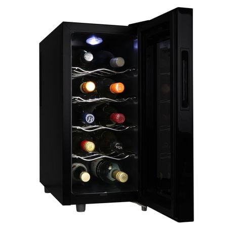 Koolatron 10 Bottle Wine Cooler Thermoelectric Freestanding Wine Fridge