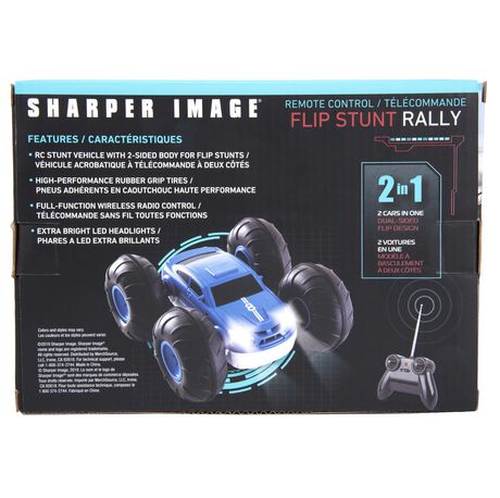 sharper image flip stunt rally battery