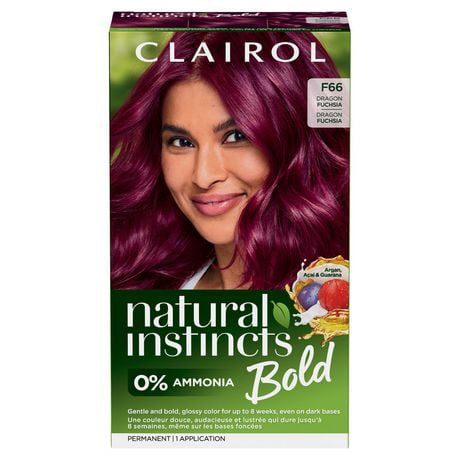 Clairol Natural Instincts Bold Permanent Hair Dye with 0% ammonia, 0% AMMONIA