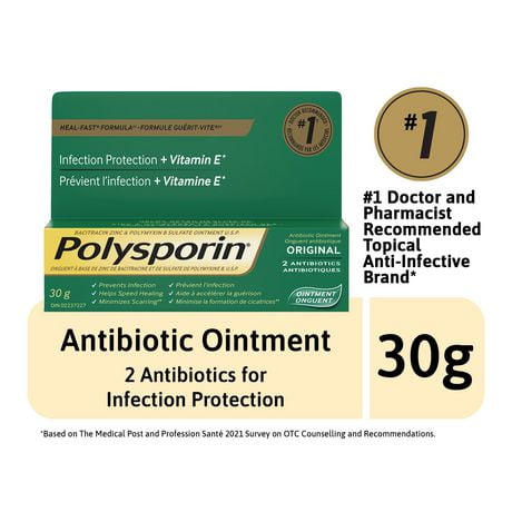 Polysporin Antibiotic Ointment Heal-Fast Formula, 30 g