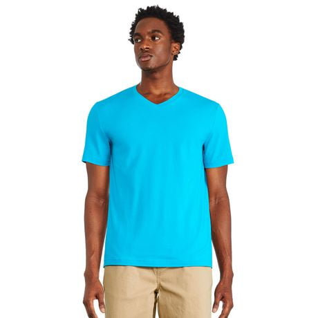 George Men's Stretch V-Neckline Tee - Walmart.ca
