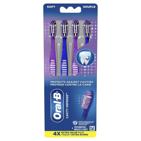 Oral-B Cavity Defense Toothbrush, Soft | Walmart Canada