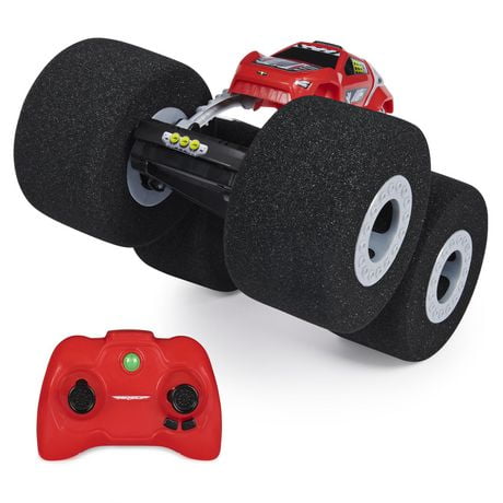 Air Hogs Super Soft, Stunt Shot Véhicule de cascade radiocommandé d'intérieur à roues souples, pour les enfants à partir de 5 ans