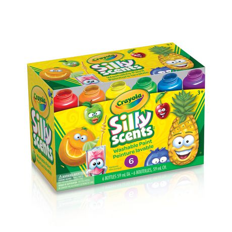 Crayola Silly Scents Washable Kids' Paint, 6 Count | Walmart Canada