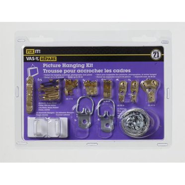 Assorted Picture Wire Kit 15 Pieces, These traditional picture hangers ...