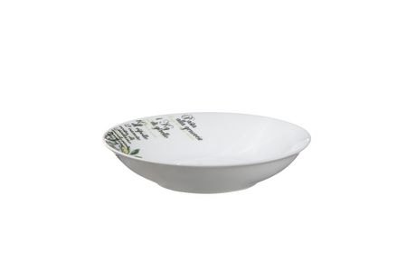 Ouliveiro White Pasta Set with Serving Bowl by Brilliant