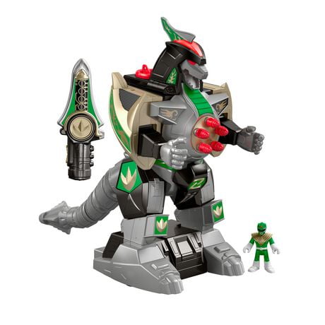 Fisher-Price Imaginext Power Rangers Green Ranger & Dragonzord RC Toy ...