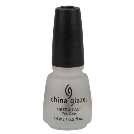China Glaze - Premier et dernier Top Coat - 0.5 FL OZ Couche de finition