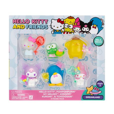 Hello Kitty and Friends 2” Figure 6-Pack