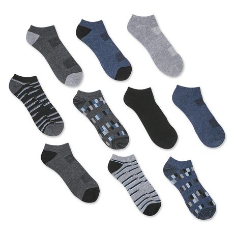 Athletic Works Men's Geometric Socks 10-Pack | Walmart Canada