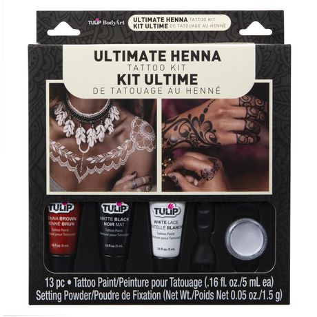 Tulip Body Art Ultimate Henna Inspired Tattoo Kit Temporary Body Paint   6000203373915 