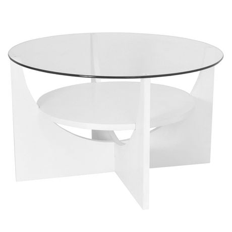U Shaped Contemporary Coffee Table by LumiSource