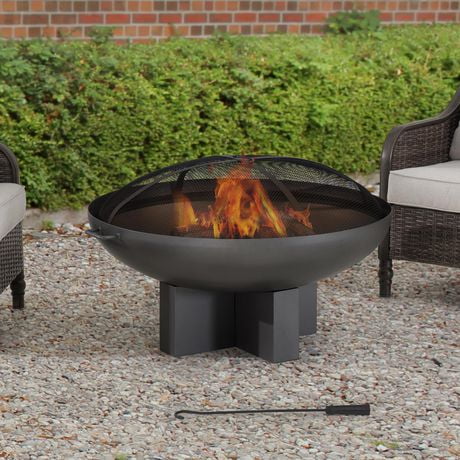 AmberCove Extra Large 40 in. Monticello Wood-Burning Firepit