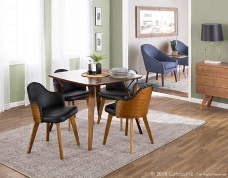Folia Mid-Century Modern Dining Table by LumiSource ...