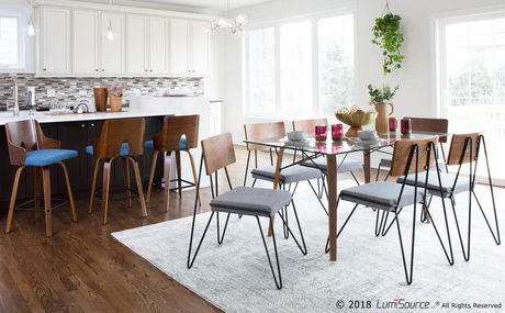 walmart mid century dining set