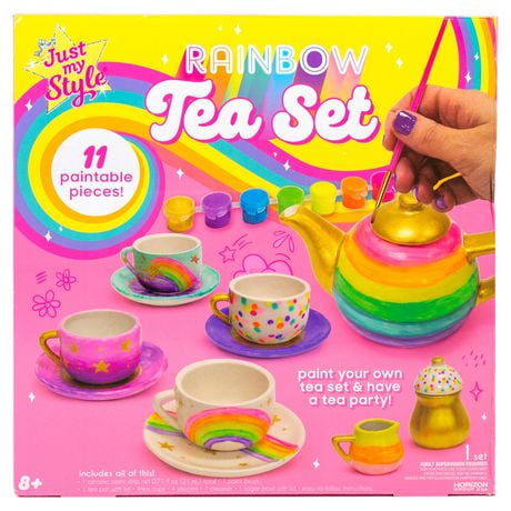 Just My Style® Rainbow Tea Set, 8 Years & up
