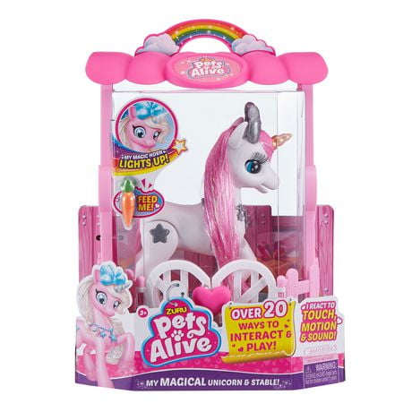 Pets Alive My Magical Unicorn in Stable Battery-Powered Interactive ...