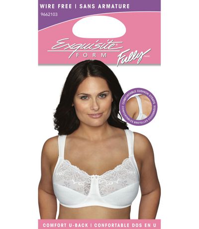 EXQUISITE FORM 9600565 Fully Full-Coverage Posture Bra, Wire-Free