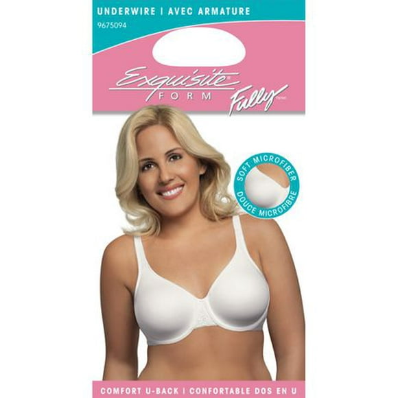 Exquisite Form #9675094 FULLY Soft Cup Full-Coverage Bra, Underwire, Sizes 38C - 44DD