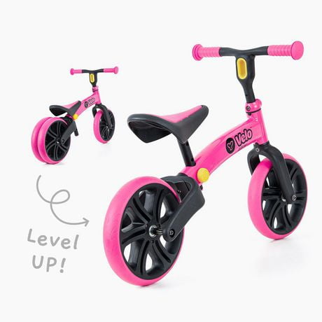 velo balance bike pink