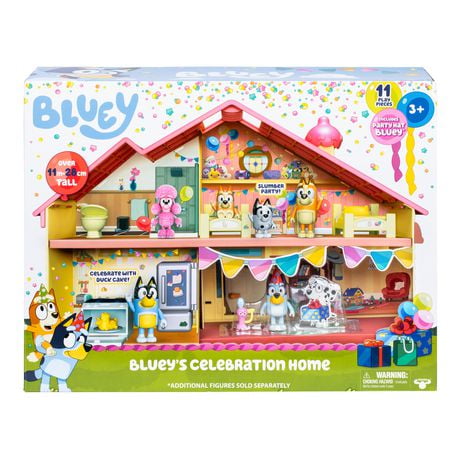 BLUEY'S BIRTHDAY CELEBRATION HOME PLAYSET, Birthday Bluey Included