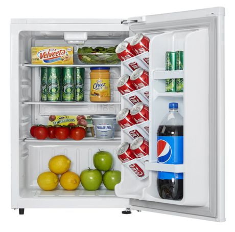 danby 2.6 cu ft freestanding mini fridge stainless steel