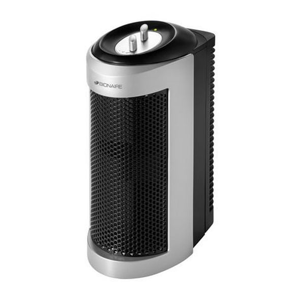 Mini-purificateur d'air vertical Bionaire à filtration HEPA authentique et filtre Allergie Plus