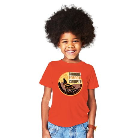 T-shirt pour enfants fiers autochtones Chaque enfant compte - Français