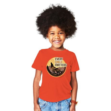 T-shirt pour enfants fiers autochtones Chaque enfant compte - Anglais