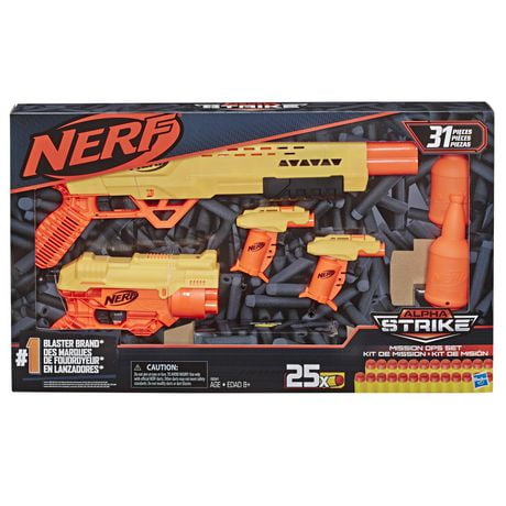 Nerf Alpha Strike 31-Piece Mission Ops Set | Walmart Canada