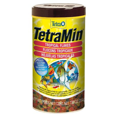 Nourriture en flocons TetraMin pour poisson tropical 200g