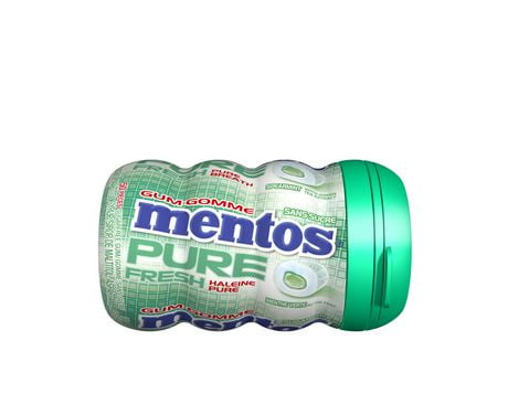 Mentos Pure Fresh Spearmint Sugar-Free Chewing Gum, Mentos Spearmint ...