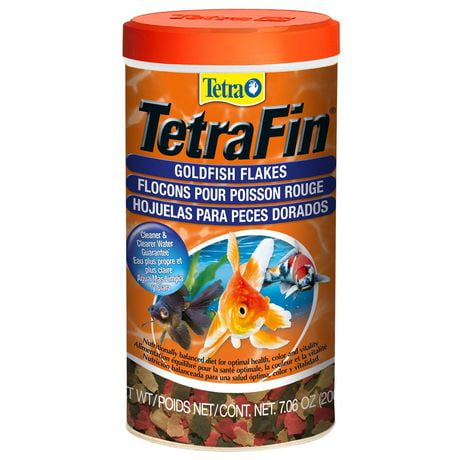 TetraFin Fish Food Flakes for Goldfish, 200g
