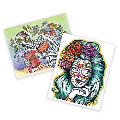 Download Crayola Sugar Skulls Art with Edge Colouring Book ...