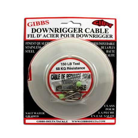 Cable 300 pi Gibbs Downrigger Downriggers, localisateurs & Accessoires