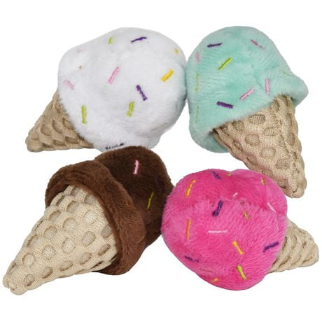 Vibrant Life Ice Cream Cone, Cat Toy, Assorted Colors, Cat toy