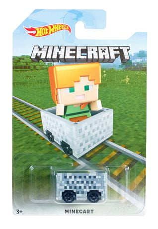 hot wheels minecraft cart