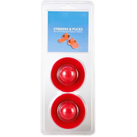 Keenso Ensemble de poussoirs de Hockey de Table mat/ériel ABS Table de Jeu de Hockey Rouge 94MM Ensemble de poussoirs de Curseur avec 4 rondelles Accessoires Grande Taille Rouge