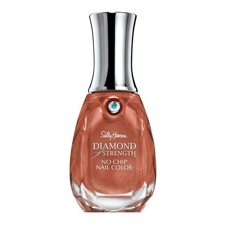 Sally Hansen Diamond Strength® Nail Color, Infused with real Micro-Diamonds & Platinum, 10-day protection from freaking, splitting & cracking, No chip nail colour