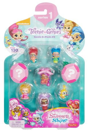 Fisher-Price Shimmer and Shine Teenie Genies Genie 8 Pack #9 | Walmart ...