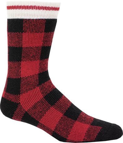 Mens Canadiana 2-Pack Thermal Wool Socks | Walmart Canada