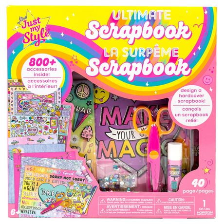 Just My Style Ultimate Scrapbook Kit, 6 years & up