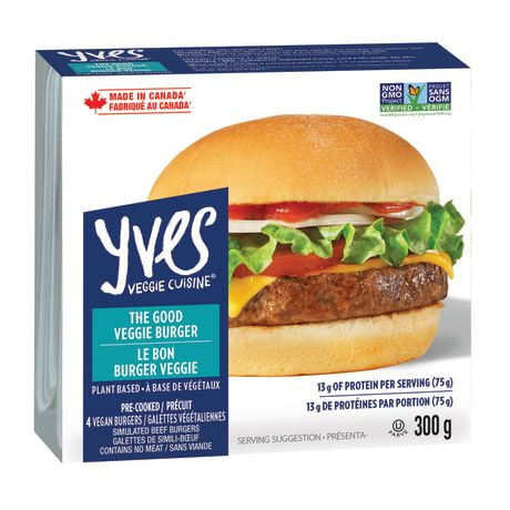 Yves Le Bon Burger Veggie 300g, Galette végétaliennes
