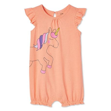 You Glow Girl Flutter Sleeve Romper