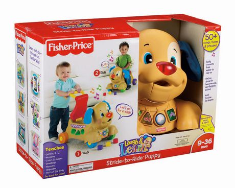 Fisher-Price Laugh & Learn Stride-to-Ride Puppy Preschool Toy | Walmart ...